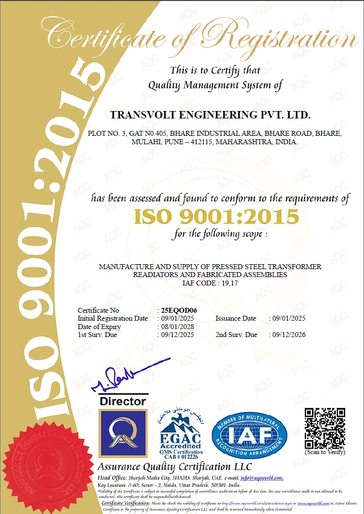 ISO 9001:2015 Certification